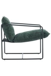 Seconique Tivoli Occasional Chair in Dark Green - thumbnail 4