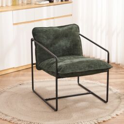 Seconique Tivoli Occasional Chair in Dark Green