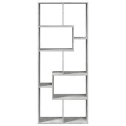 Berkfield Home Room Divider Bookcase Concrete Grey 67x25x161.5 cm Engineered Wood - thumbnail 5