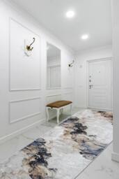 RugsX Anti-Slip Lotus Runner in Beige - Size: 120 cm x 110 cm - thumbnail 3