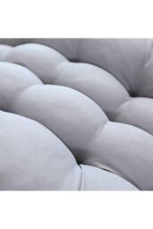 H&O Direct 160cm L x 50cm W Replacement Seat Cushion for Garden Lounger Chair in Grey - Size: 160 cm L x 50 cm W - thumbnail 6