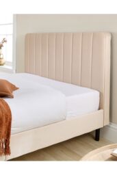 Aspire Rosella Upholstered Bed in Cream - Size: Small Double - thumbnail 3