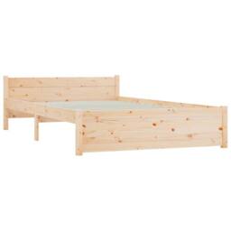Berkfield Home Bed Frame with Drawers 150x200 cm King Size in Natural - thumbnail 5