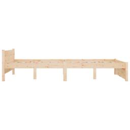 Berkfield Home Bed Frame with Drawers 150x200 cm King Size in Natural - thumbnail 6