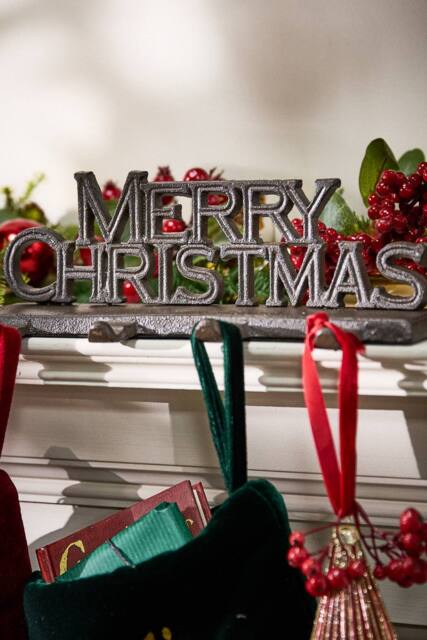 Dibor Merry Christmas 4 Stocking Holders Decorative Stocking Hooks in Brown - Size: 1 Pack - image 1
