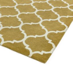 The Rug Shop UK Handmade Wool Luxurious Easy To Clean Stain-Resistant Area Rug in Yellow - Size: 200 cm x 290 cm - thumbnail 2