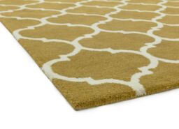 The Rug Shop UK Handmade Wool Luxurious Easy To Clean Stain-Resistant Area Rug in Yellow - Size: 200 cm x 290 cm - thumbnail 4