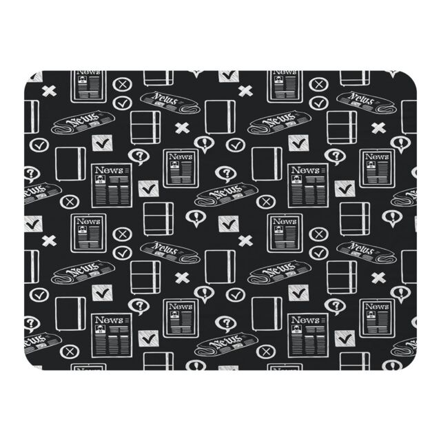 Benjamin Tate Design Press & Media Symbols Blanket in Natural - Size: 120 cm x 150 cm - image 1