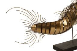 Orsina Zania Barracuda Sculpture in Gold - thumbnail 2