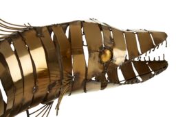 Orsina Zania Barracuda Sculpture in Gold - thumbnail 3