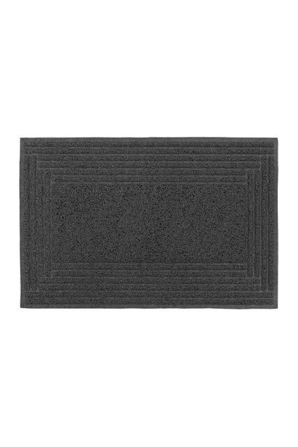 JVL Mud Grabber Spaghetti Scraper Doormat 40x60cm Grey Border - Size: 40 cm x 60 cm - image 1