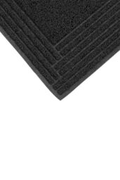 JVL Mud Grabber Spaghetti Scraper Doormat 40x60cm Grey Border - Size: 40 cm x 60 cm - thumbnail 4