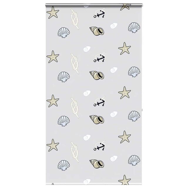 Berkfield Home Shower Roller Blind with Cassette 140x240 cm Fabric Width 136 cm in Black - image 1