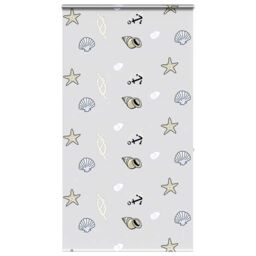 Berkfield Home Shower Roller Blind with Cassette 140x240 cm Fabric Width 136 cm in Black - thumbnail 1