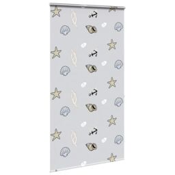 Berkfield Home Shower Roller Blind with Cassette 140x240 cm Fabric Width 136 cm in Black - thumbnail 3