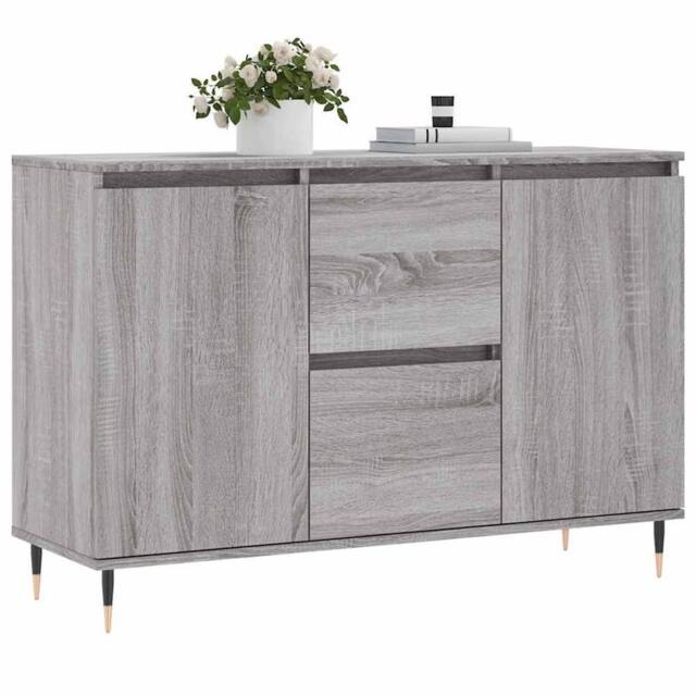 Berkfield Home Sideboard Grey Sonoma 104x35x70 cm Engineered Wood - Size: 104 x 35 x 70 cm - image 1