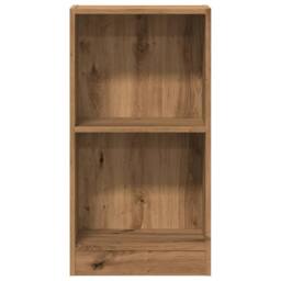 Berkfield Home Bookcase Artisian Oak 40x24x76 cm Engineered Wood in Brown - Size: 40 x 24 x 76 cm - thumbnail 4