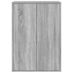 Berkfield Home Sideboards 2 pcs Grey Sonoma 60x31x84 cm Engineered Wood - Size: 60 x 31 x 84 cm - thumbnail 5
