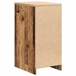 Berkfield Home Garage Storage Cabinet Old Wood 40x51x85 cm Solid Wood Pine in Brown - Size: 40 x 51 x 85 cm - thumbnail 8