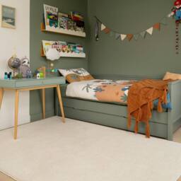 Kukoon Cream Washable Machine Wash Shaggy Rug - Size: 120 cm x 170 cm - thumbnail 2