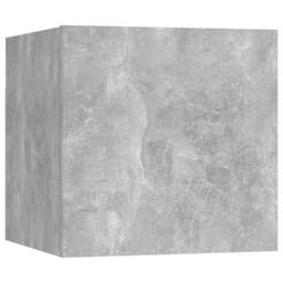 Berkfield Home 6 Piece TV Cabinet Set Concrete Grey Engineered Wood - thumbnail 7