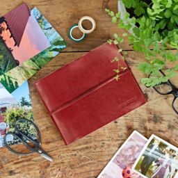Paper High Distressed Leather Photo Album in Brown - Size: XL - thumbnail 6