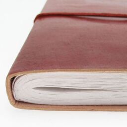 Paper High Distressed Leather Photo Album in Brown - Size: XL - thumbnail 4