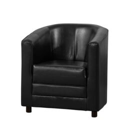 Artemis Home Aspen Tub Chair in Black - thumbnail 2