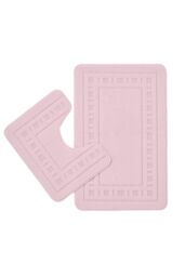 Catherine Lansfield 'Armoni' Bath Mat & Ped Set in Pink - thumbnail 4