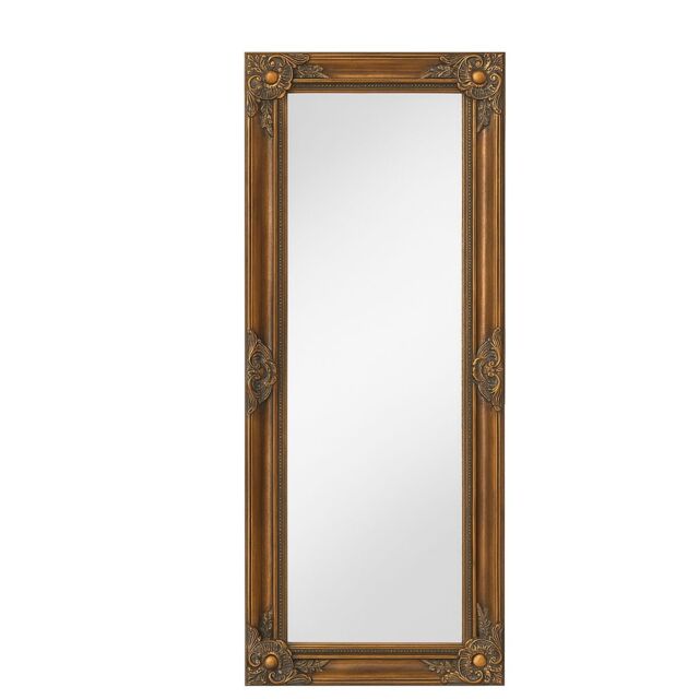 Melody Maison Tall Gold Wall Mirror 47cm X 142cm in Metallic Gold - Size: 47 cm X 142 cm - image 1