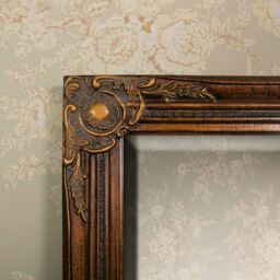 Melody Maison Tall Gold Wall Mirror 47cm X 142cm in Metallic Gold - Size: 47 cm X 142 cm - thumbnail 6