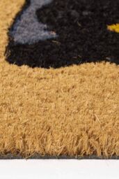 Homescapes Santa Stop Here' Rubber & Coir Doormat in Natural - Size: 40 cm x 60 cm - thumbnail 3