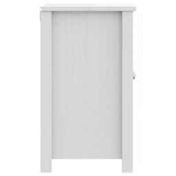 Berkfield Home Bathroom Sink Cabinet BERG White 60x34x59 cm Solid Wood Pine - Size: 60 x 34 x 59 cm - thumbnail 5