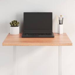 Berkfield Home Table Top Light Brown 60x40x2 cm Treated Solid Wood Oak Live Edge - Size: 60 x 40 x 2 cm - thumbnail 2