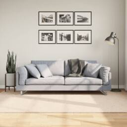 Berkfield Home Rug HUARTE Short Pile Soft & Washable Beige 160x230 cm - Size: Medium - thumbnail 2