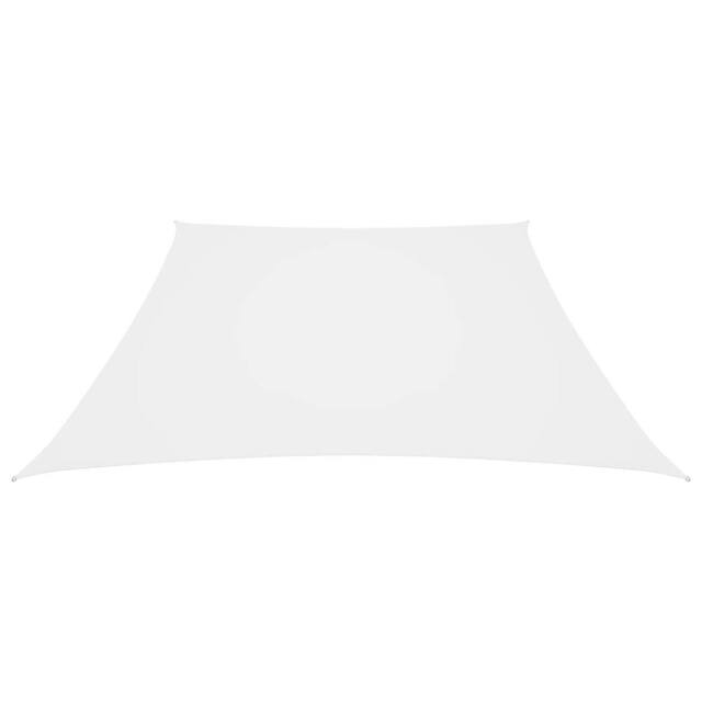 Berkfield Home Sunshade Sail Oxford Fabric Trapezium 2/4x3 m White - image 1