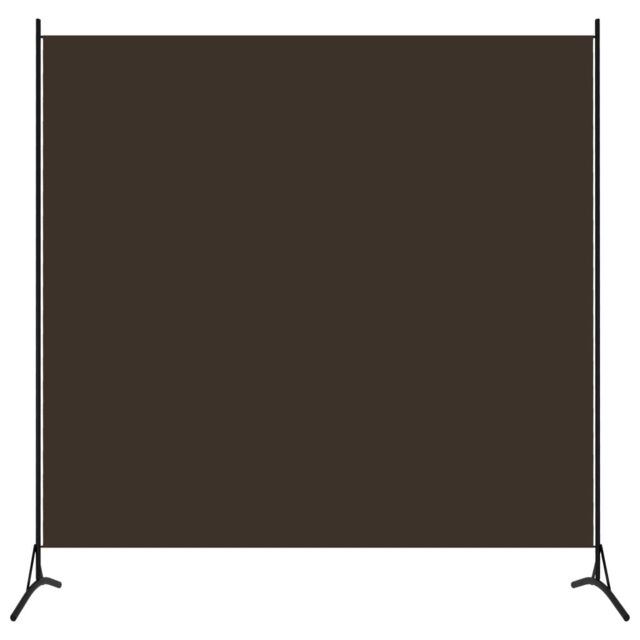 Berkfield Home 1-Panel Room Divider Brown 175x180 cm - image 1