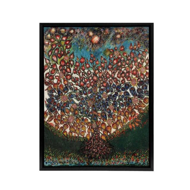 "Artery8 Seraphine Louis Garden of Eden Tree Of Life Framed Canvas Wall Art - Size: W12"" x H16""" - image 1
