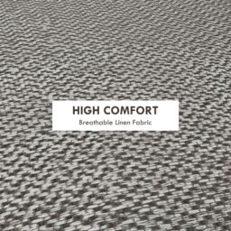 HOMCOM Storage Ottoman, Round Stool Chair with Cushioned Top, Hidden Space in Light Grey - thumbnail 5