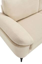 More4Homes Malmo 3 Seater Sofa Modern Scandi Style Fabric Living Room Sofa in Beige - thumbnail 6