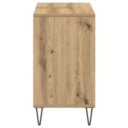 Berkfield Home Bathroom Vanity Unit Artisan Oak Engineered Wood Medium in Brown - thumbnail 7