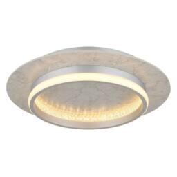 Netlighting Mary Semi Ceiling Light Silver 40cm LED Dimmable 2700-6500K Remote - thumbnail 4