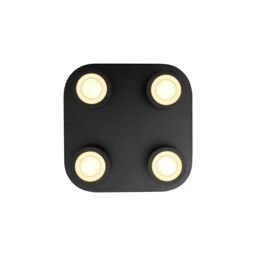 Nordlux Modern Indoor Ceiling Light Black Metal Intergrated LED 3-Level Dimming - Mains Powered, IP20 - thumbnail 2