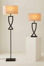 ValueLights Katniss Black Metal Industrial Tall Floor Lamp - thumbnail 6
