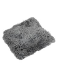 Native Natural Sheepskin Chair Pad Square Grey - Size: 40 cm x 40 cm - thumbnail 2