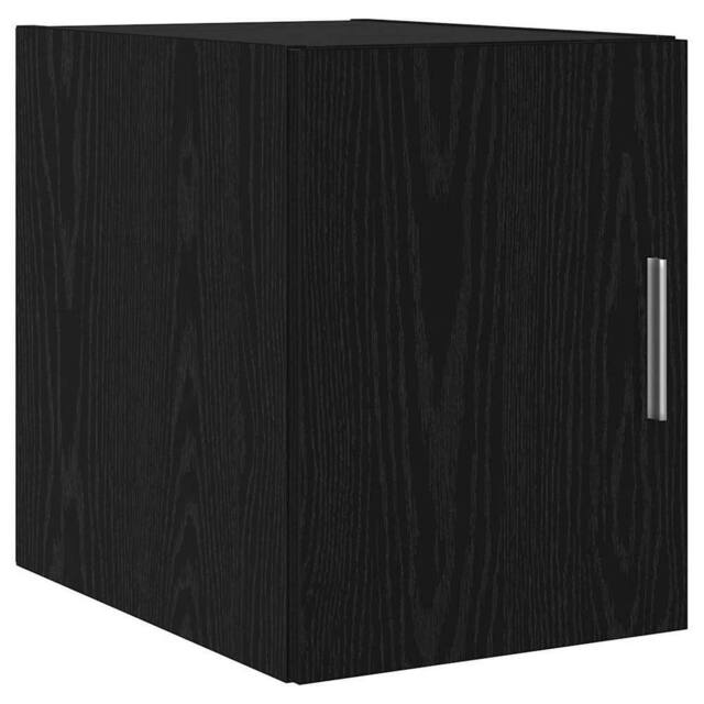 Berkfield Home Wall Cabinet Black Oak 30x42.5x40 cm Engineered Wood - image 1