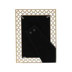 "IMPRESSIONS Lattice Cut Metal Photo Frame 5"" x 7"" in Gold" - thumbnail 5