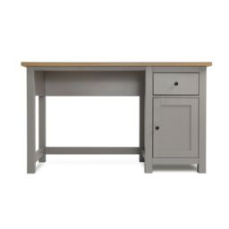 Home Garden Direct Wiltshire Storage Desk - Grey - thumbnail 6