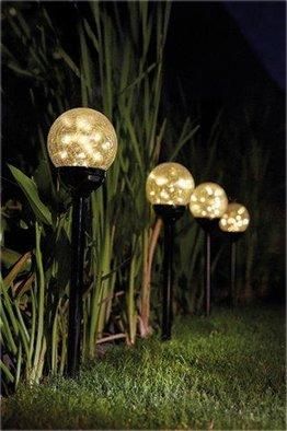 Luxform Solar Mambo Stainless Steel Spike Light 12pk in Silver - image 1