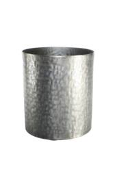 KDMD Apollo Cylinder Antique Silver Pot 28cm